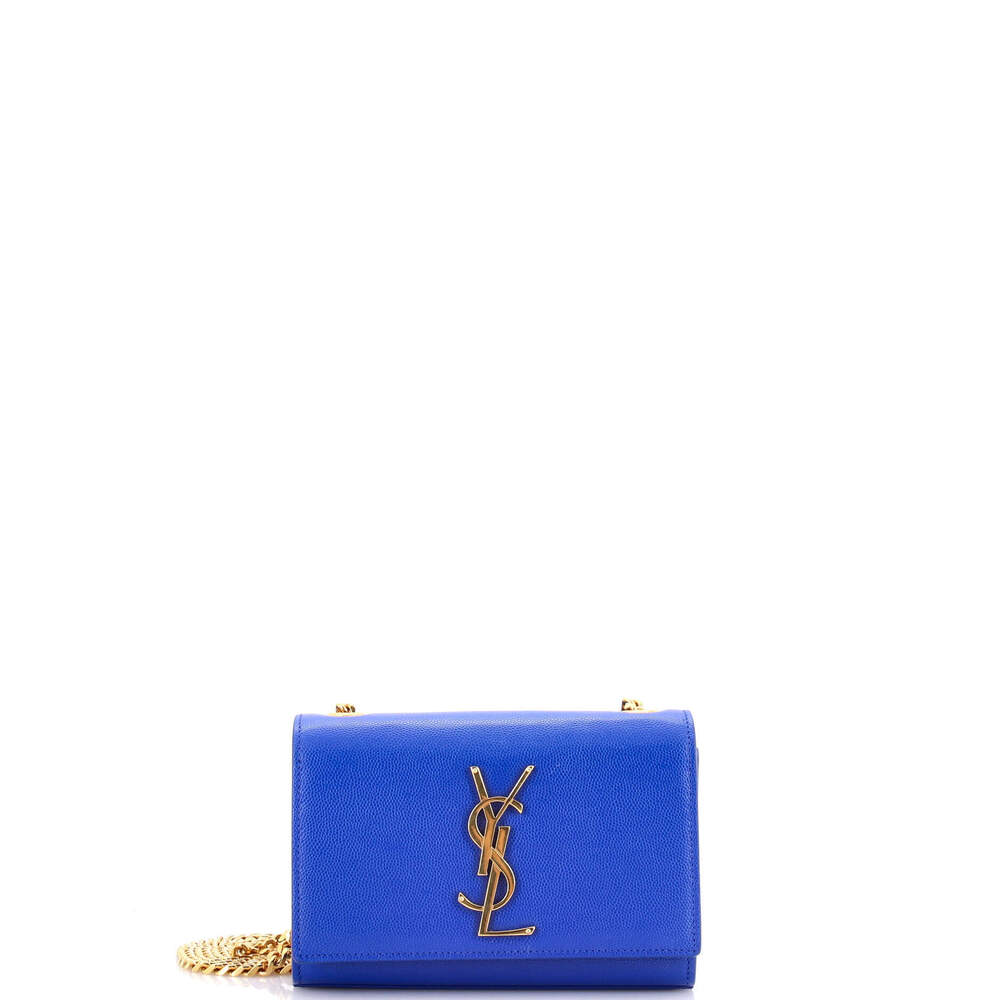 Saint Laurent Small Classic Monogram Crossbody Bag Grainy Leather